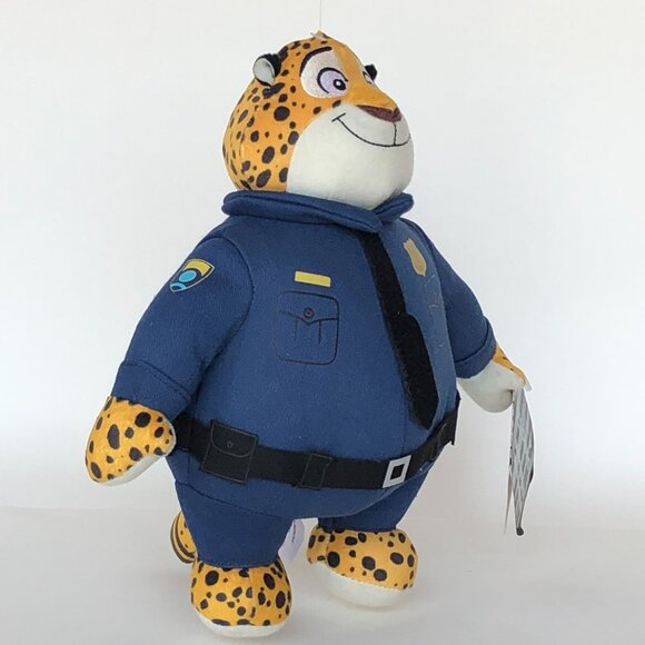 Disney Zootopia New w/Tag Officer Clawhauser 10-Inch Plush Stuffed Animal - Picture 2 of 11